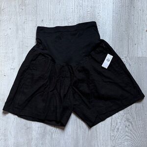 Old Navy Black Maternity Shorts